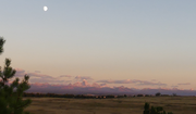 Moonrise over the Tetons